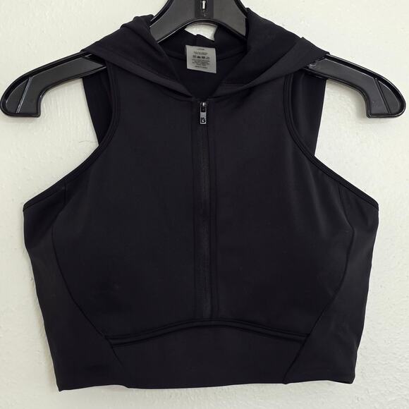 BuffBunny Collection Colorado Crop Hoodie Sports Bra Longline Cropped Vest Top - Picture 2 of 9